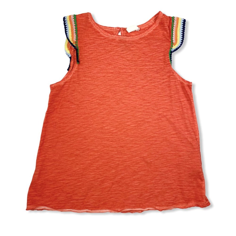 Zara Crochet Cap Sleeve Top Size 11/12